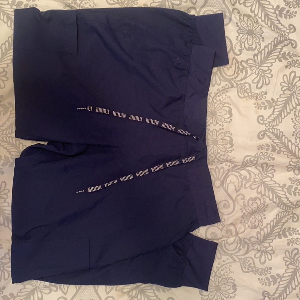 COPY - Med Couture scrub pants. Very comfortable, navy color!